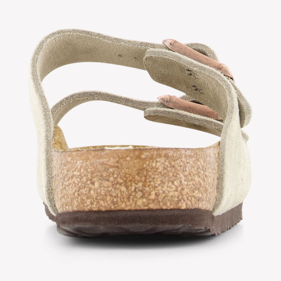 Birkenstock Unisex Slippers In Taupe