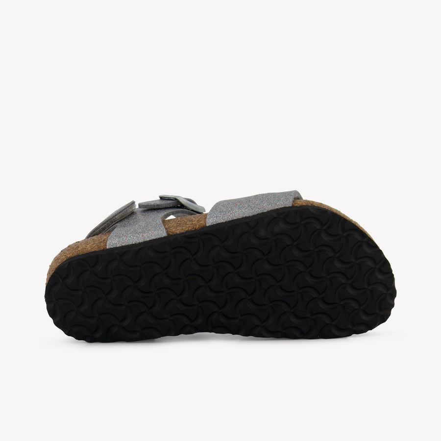 Birkenstock Meisjes Sandalen In Zilver