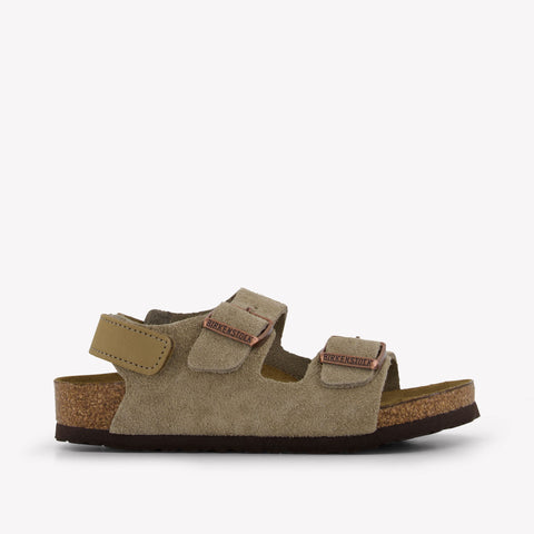 Birkenstock Unisex Sandals In Taupe