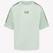 EA7 Kids Boys T-Shirt in Mint