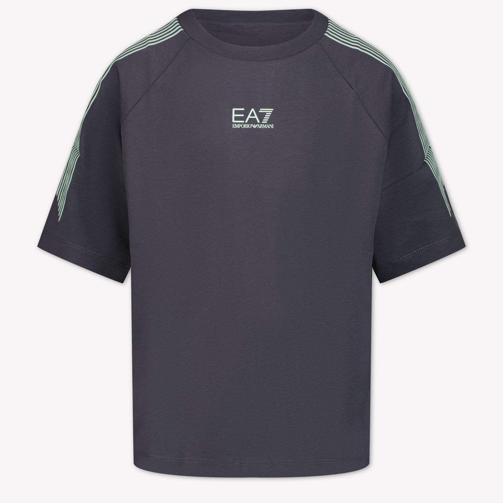 EA7 Kinder Jongens T-Shirt In Antraciet