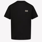 EA7 Kids Boys T-Shirt in Black