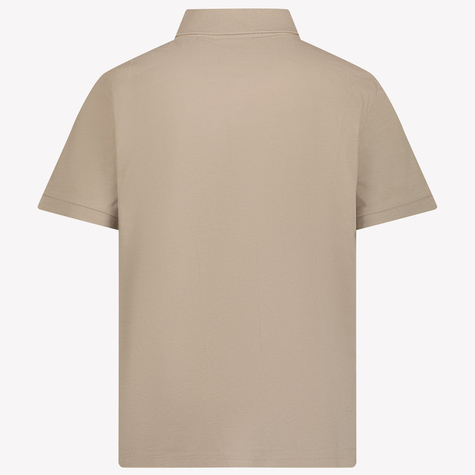 EA7 Kids Boys Polo In Beige