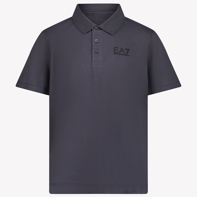 EA7 Kids Boys Polo In Anthracite