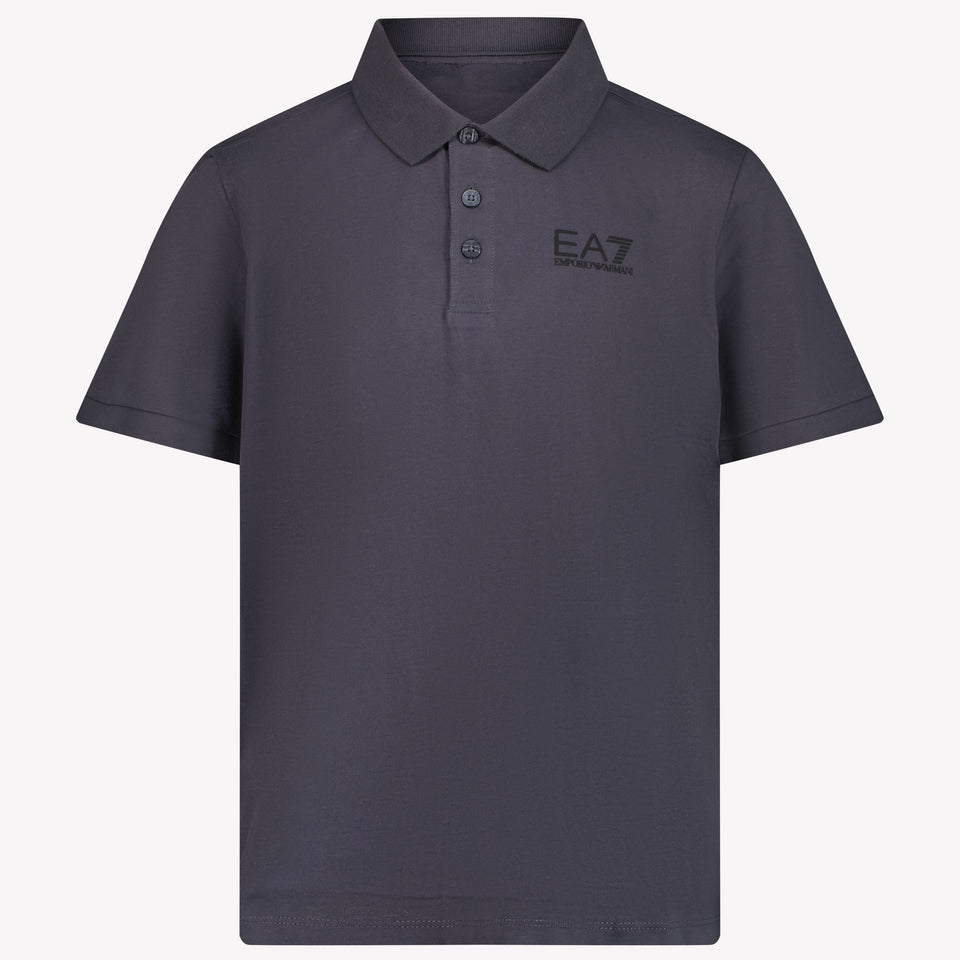 EA7 Kids Boys Polo In Anthracite