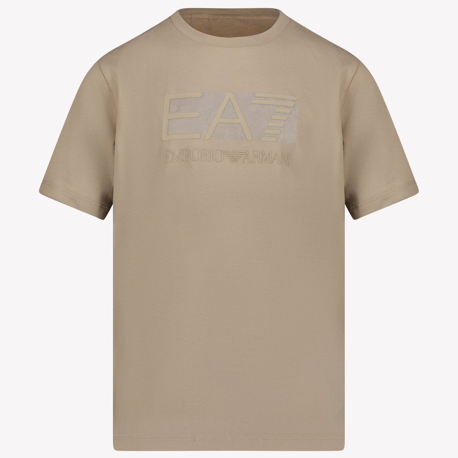 EA7 Kinder Jongens T-Shirt In Beige