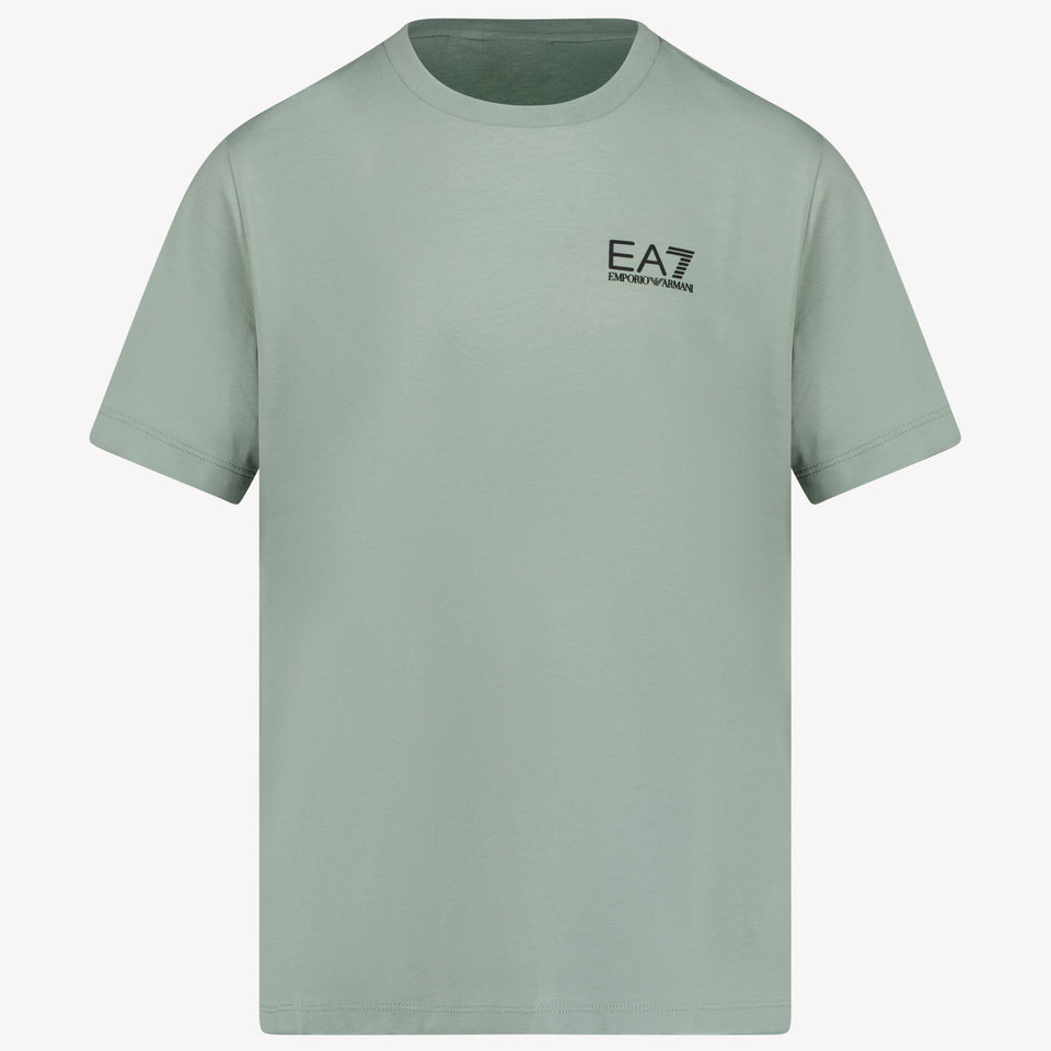 EA7 Kids Boys T-Shirt in Light Green