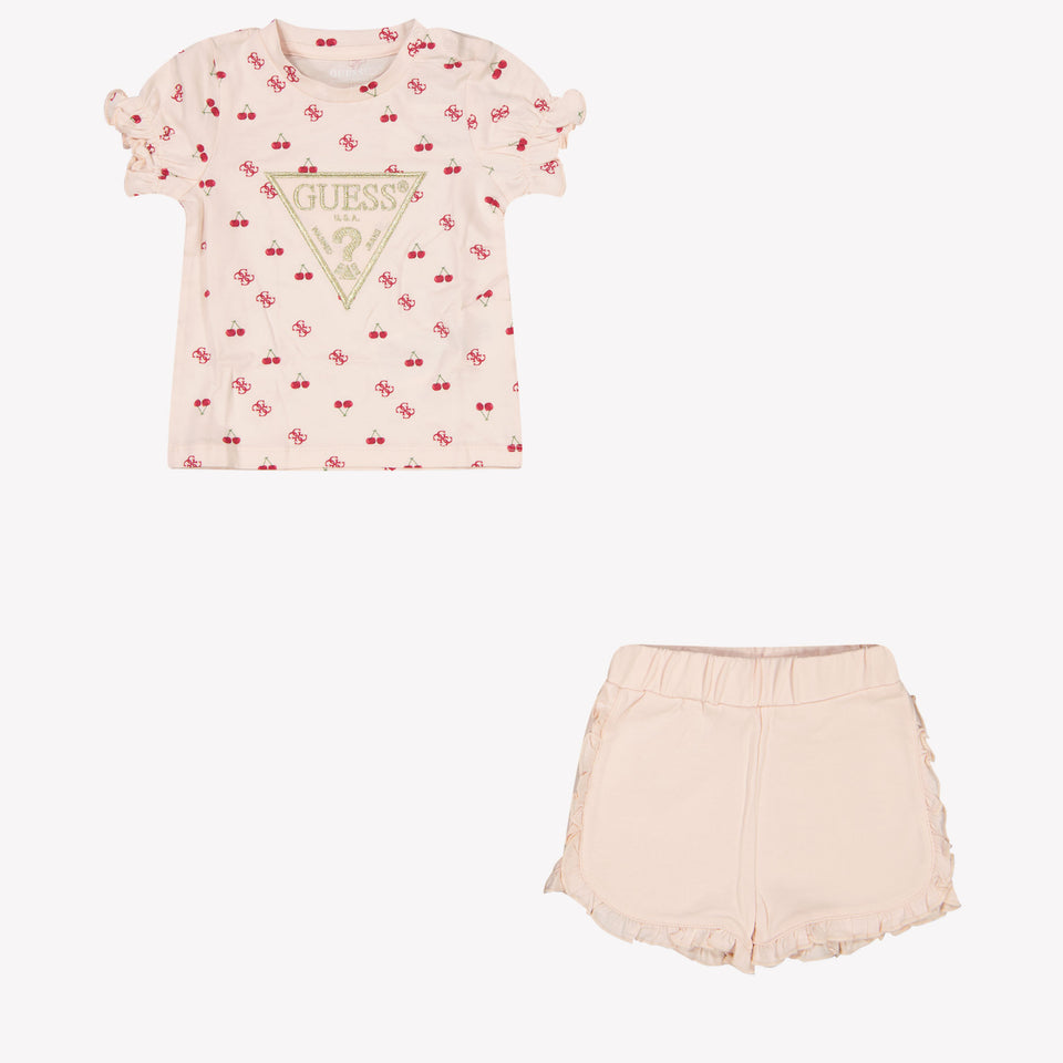 Guess Baby Girls Set in Light Pink