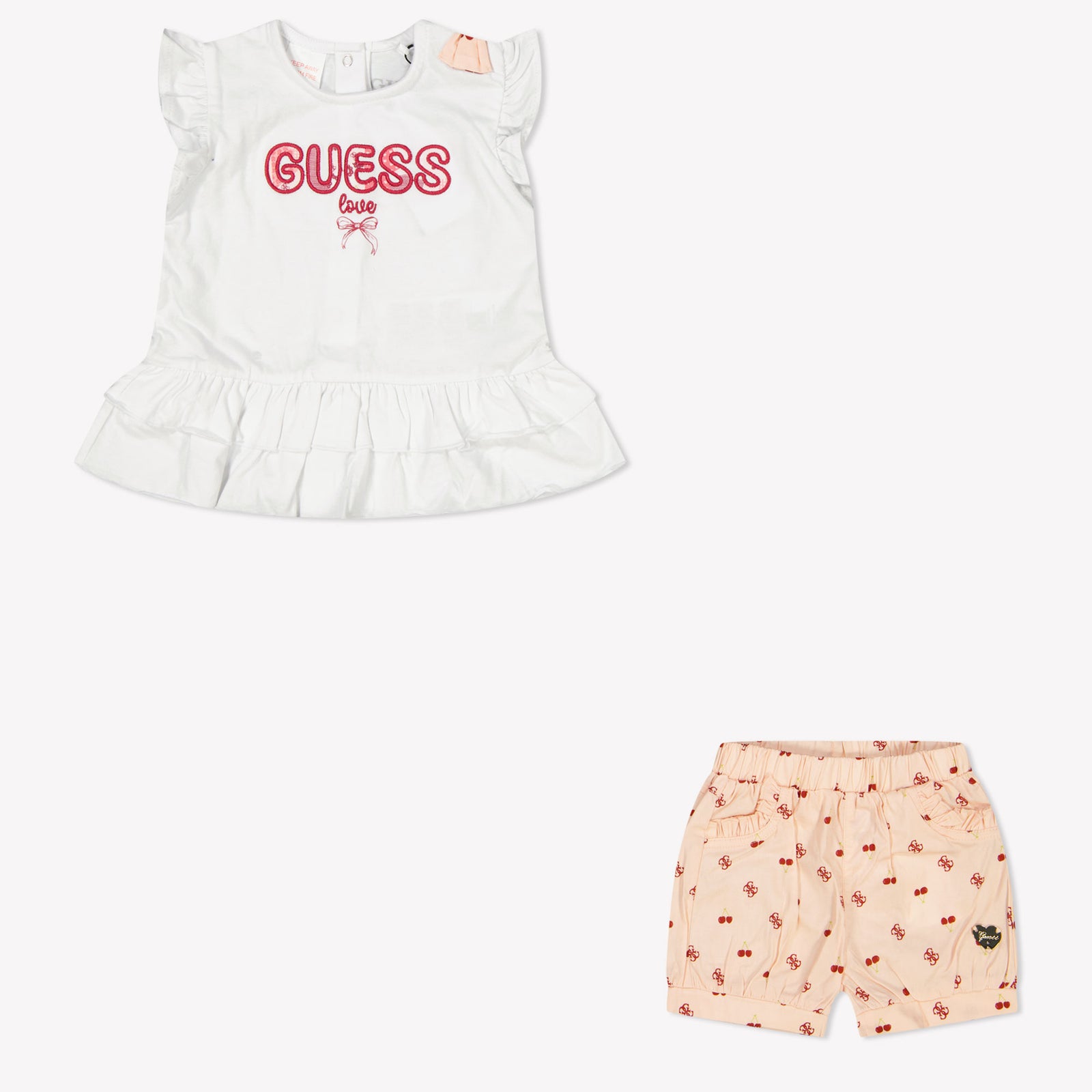 Guess Baby Girls Set in White