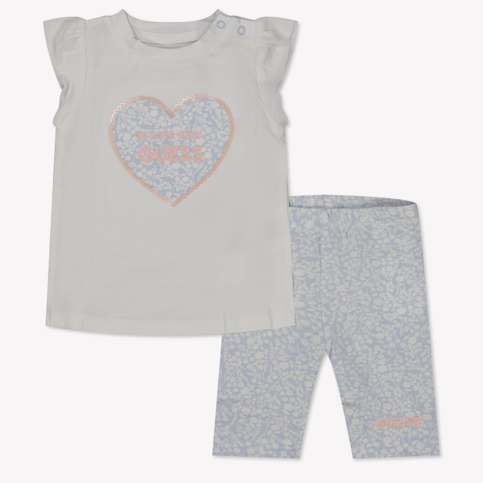 Guess Baby Girls Set in Light Blue