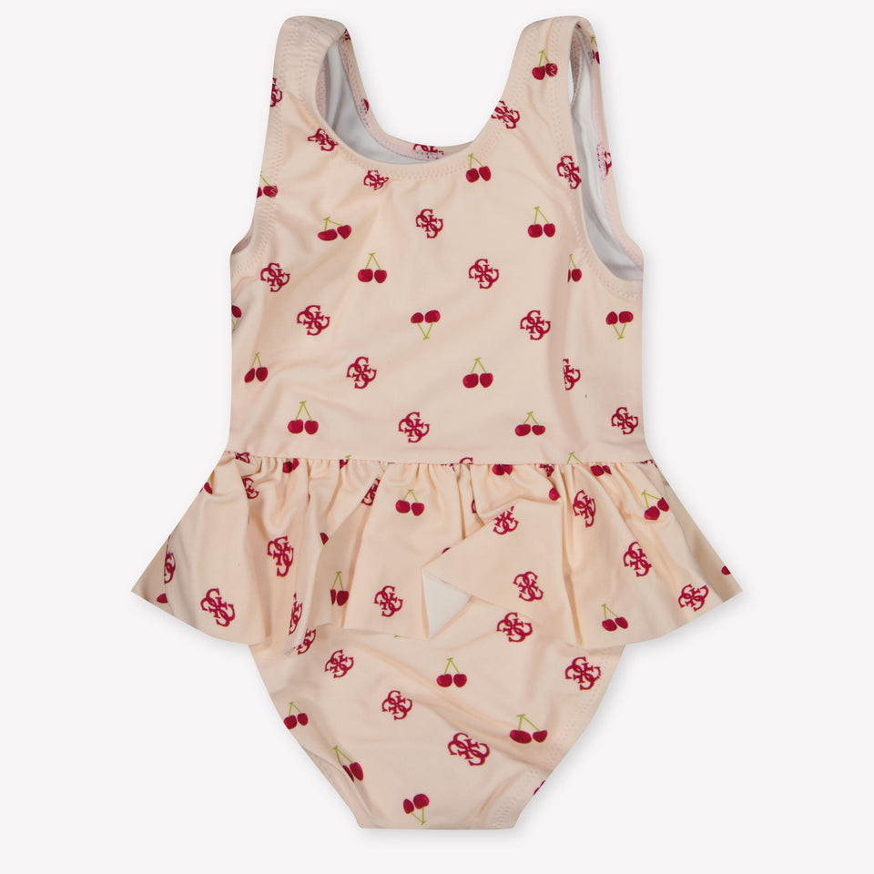 Guess Baby Girls Swimwear In Light Pink