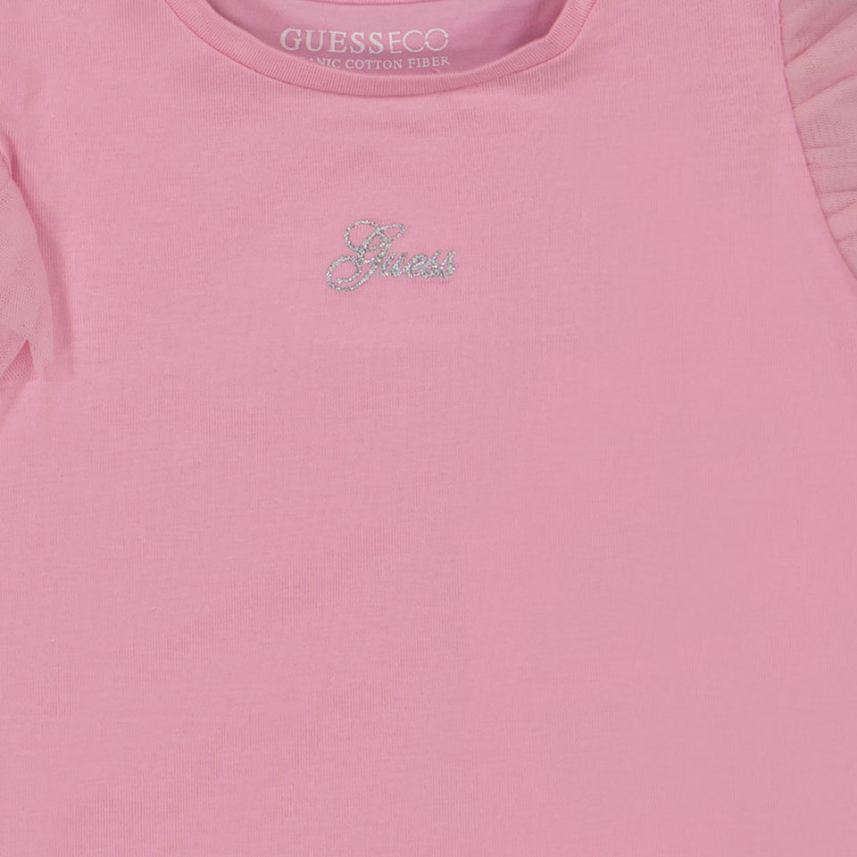 Guess Baby Meisjes T-Shirt In Roze