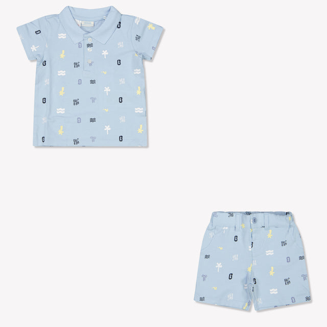 Guess Baby Boys Set in Light Blue