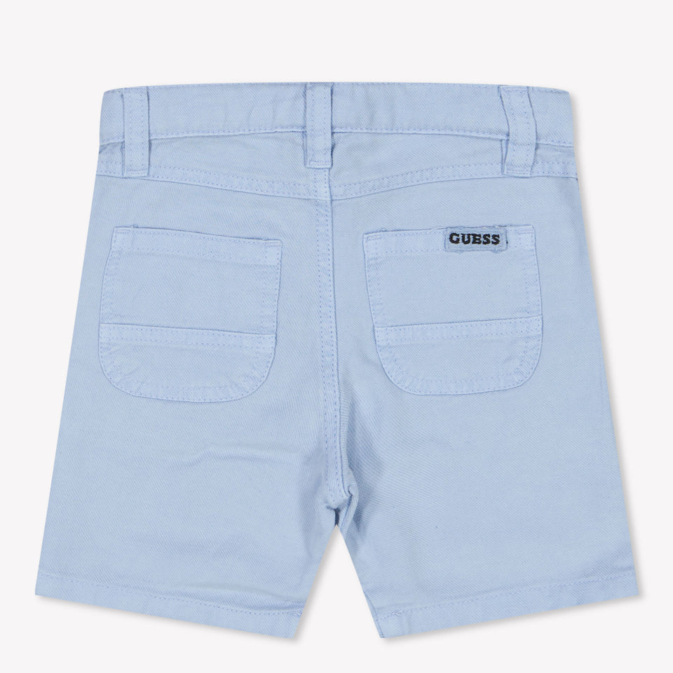 Guess Baby Boys Shorts In Light Blue