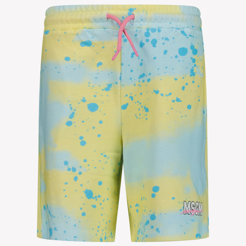 MSGM Kinder Meisjes Shorts In Turquoise