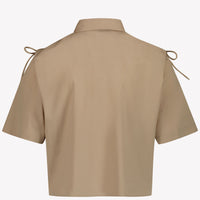 MSGM Kids Girls Blouse  Beige