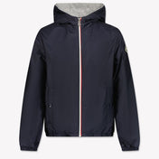 Moncler New Urville Children's Boys Summer Jacket In Navy