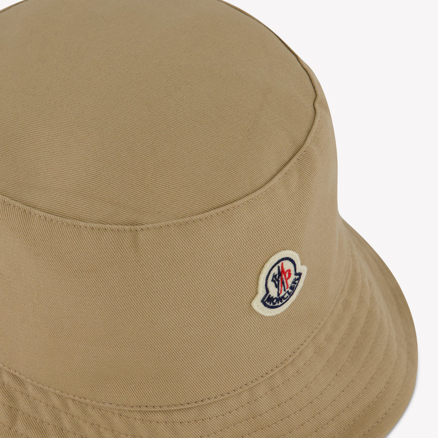 Moncler Kids Unisex Hat  Beige