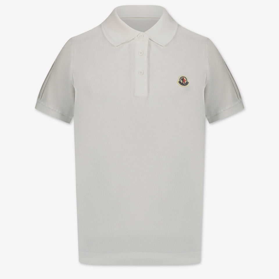 Moncler Children's girls polo in White