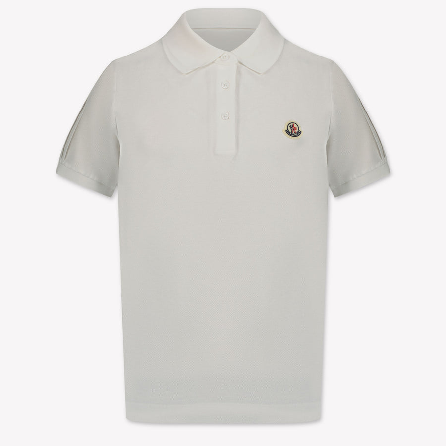 Moncler Kinder Meisjes Polo In Wit