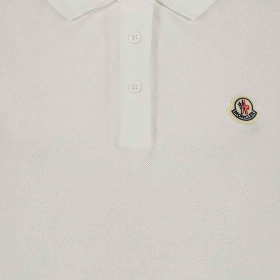 Moncler Children's girls polo in White