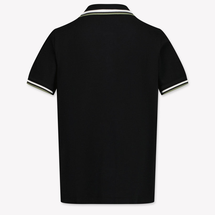 Moncler Kids Boys Polo  Black