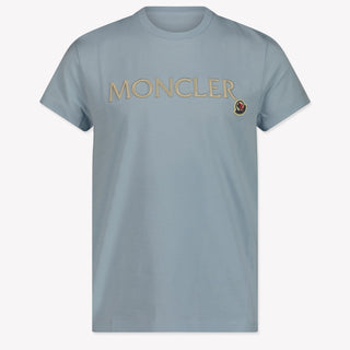 Moncler Children's boys in t-shirt Light Blue