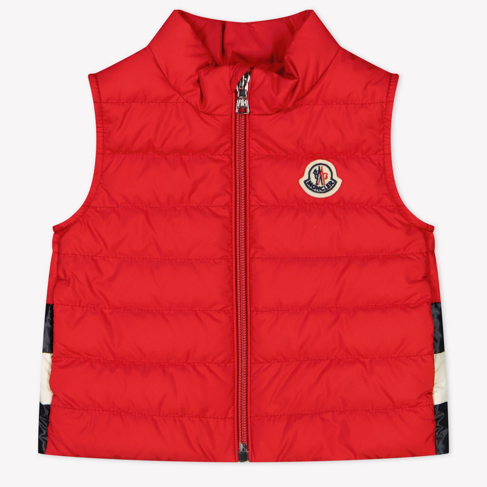 Moncler Cliff Baby Boys Body Warmer In Red