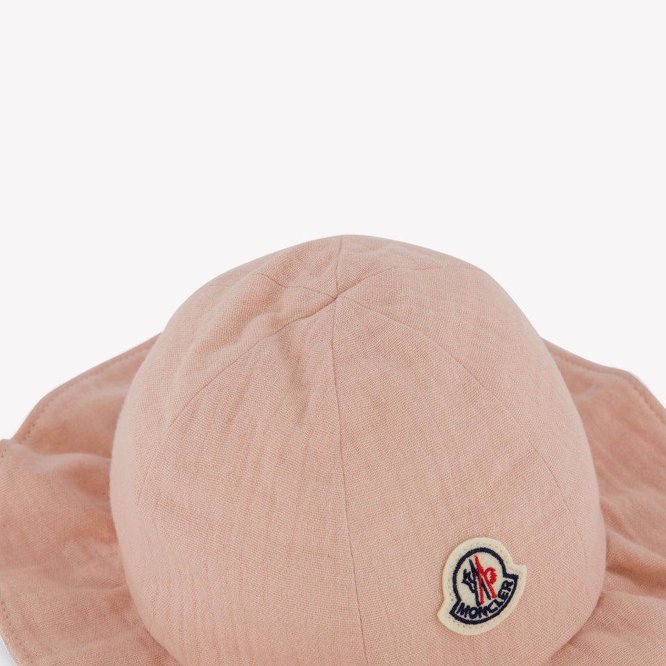 Moncler Baby girls hat in Light Pink