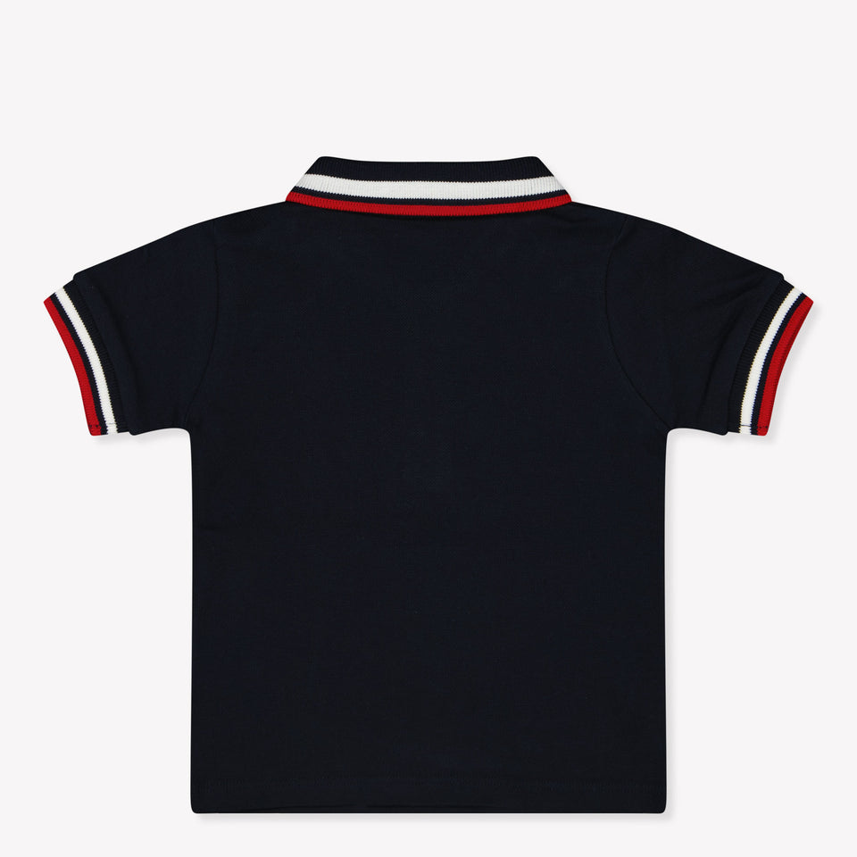 Moncler Baby boys polo in Navy