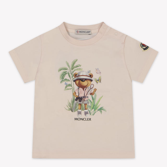 Moncler Baby girls t-shirt in Light Pink