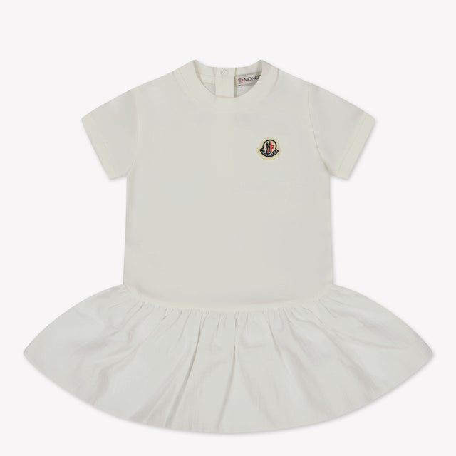 Moncler Baby Girls Dress In White