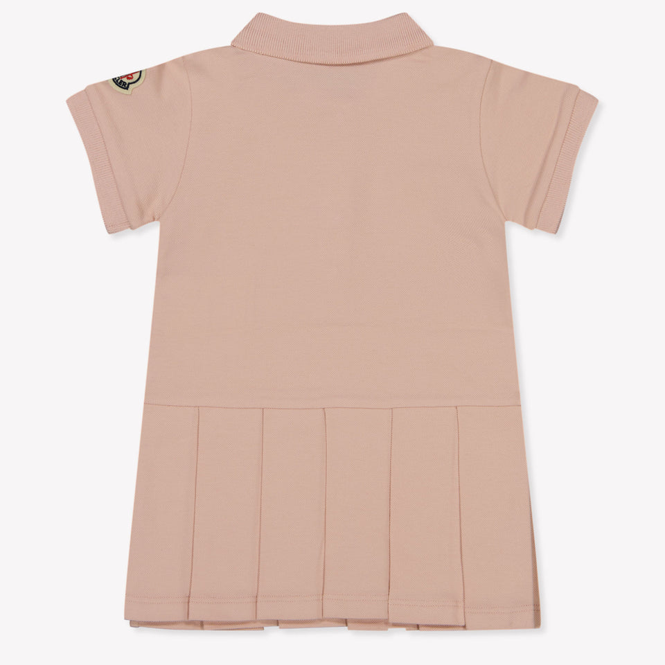 Moncler Baby Girls Dress In Light Pink