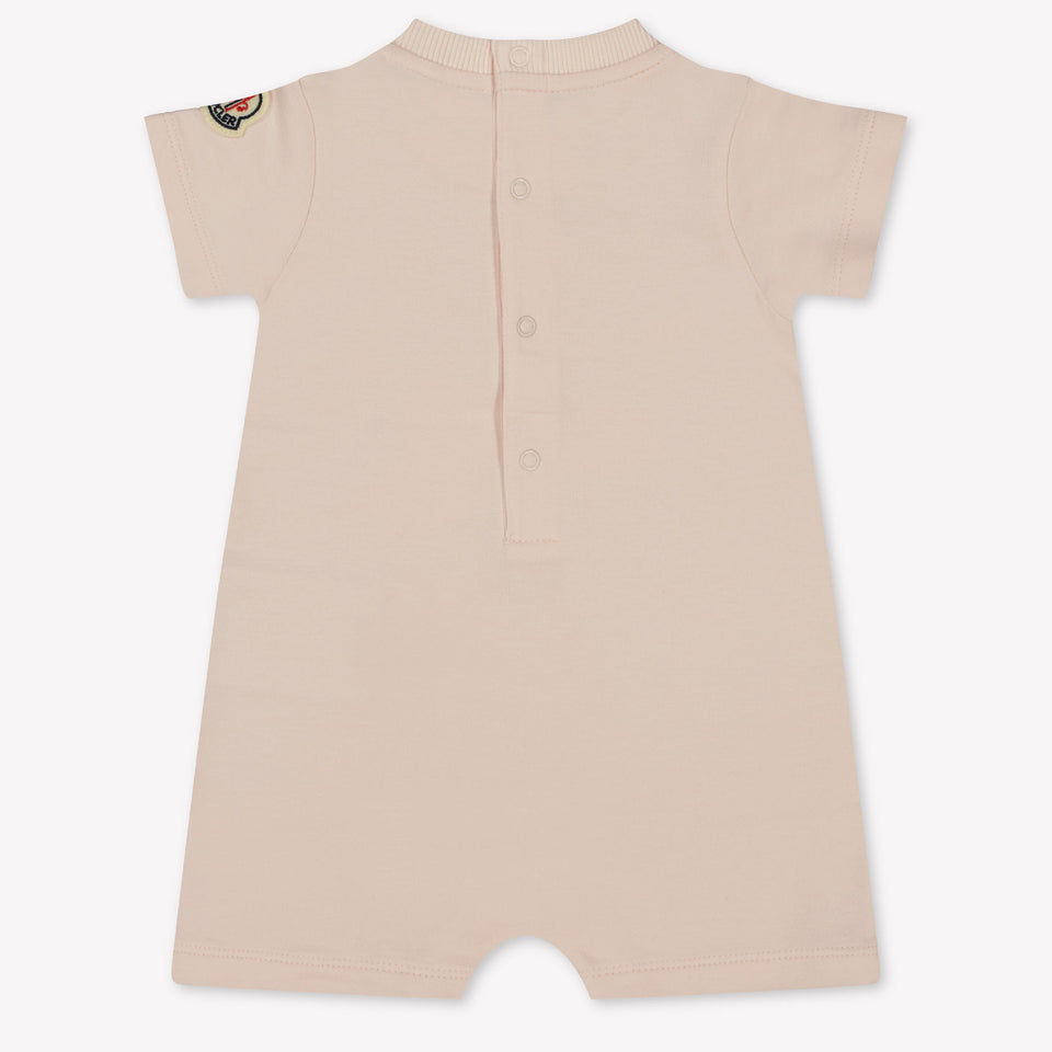 Moncler Baby girls Playsuit In Light Pink