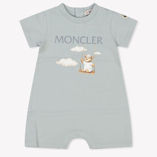 Moncler Baby Unisex box suit in Light Blue