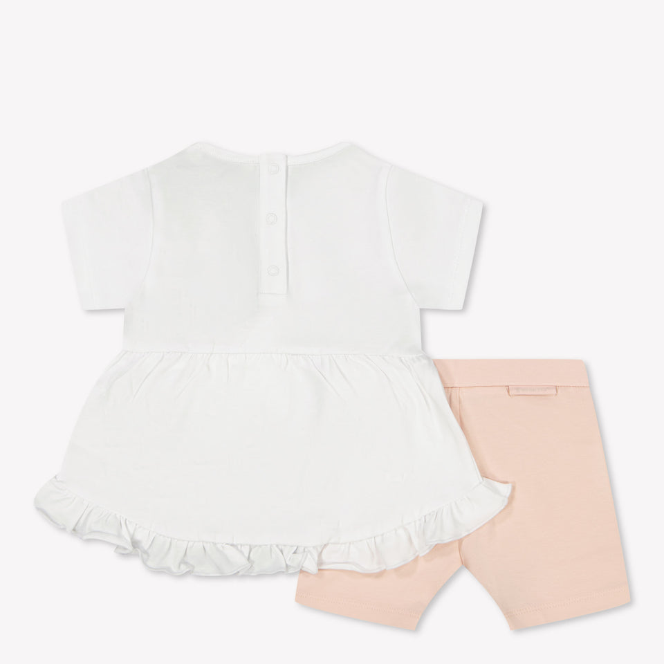 Moncler Baby girls set in Light Pink