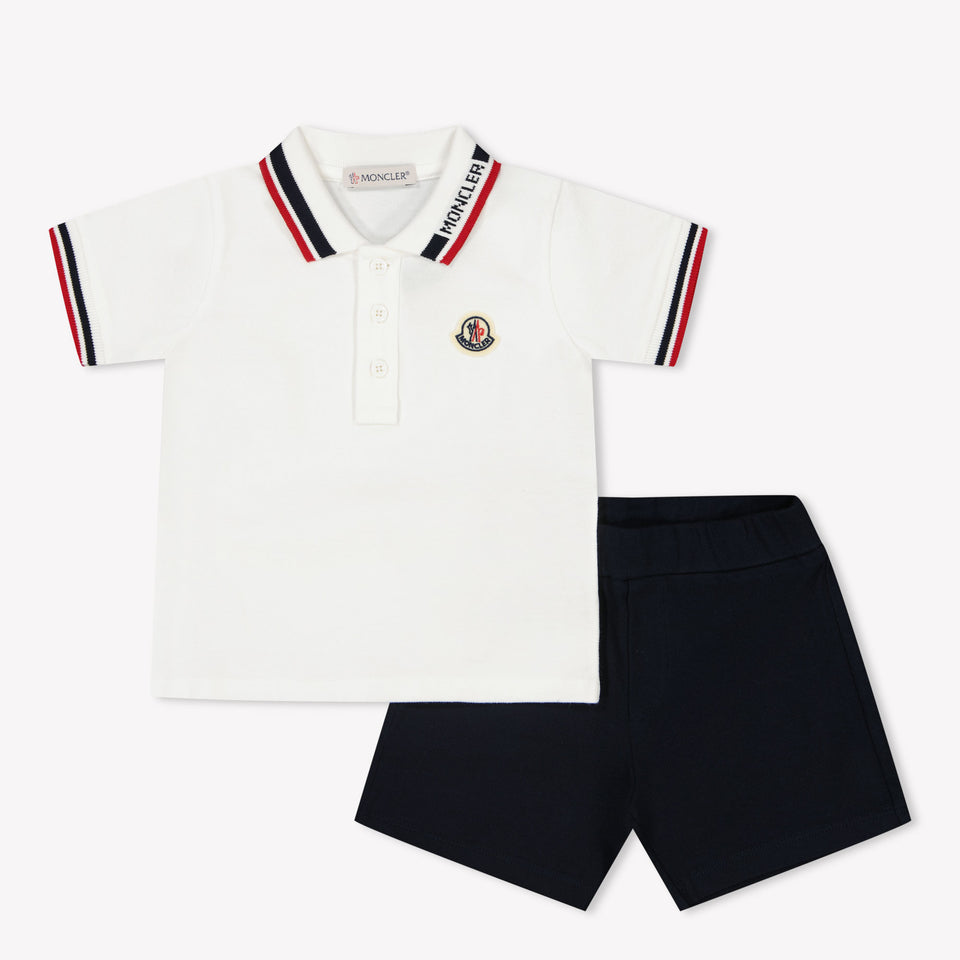 Moncler Baby boys set in White