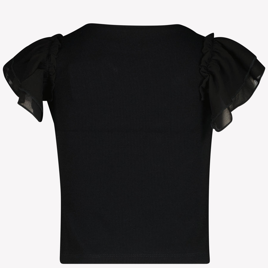 Mayoral Kids Girls  T-Shirt Black