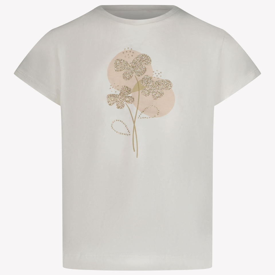 Mayoral Kinder Meisjes T-Shirt In Off White