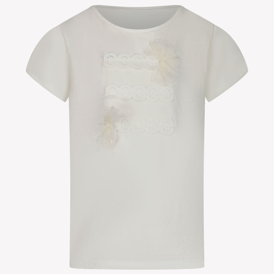 Mayoral Kinder Meisjes T-Shirt In Off White