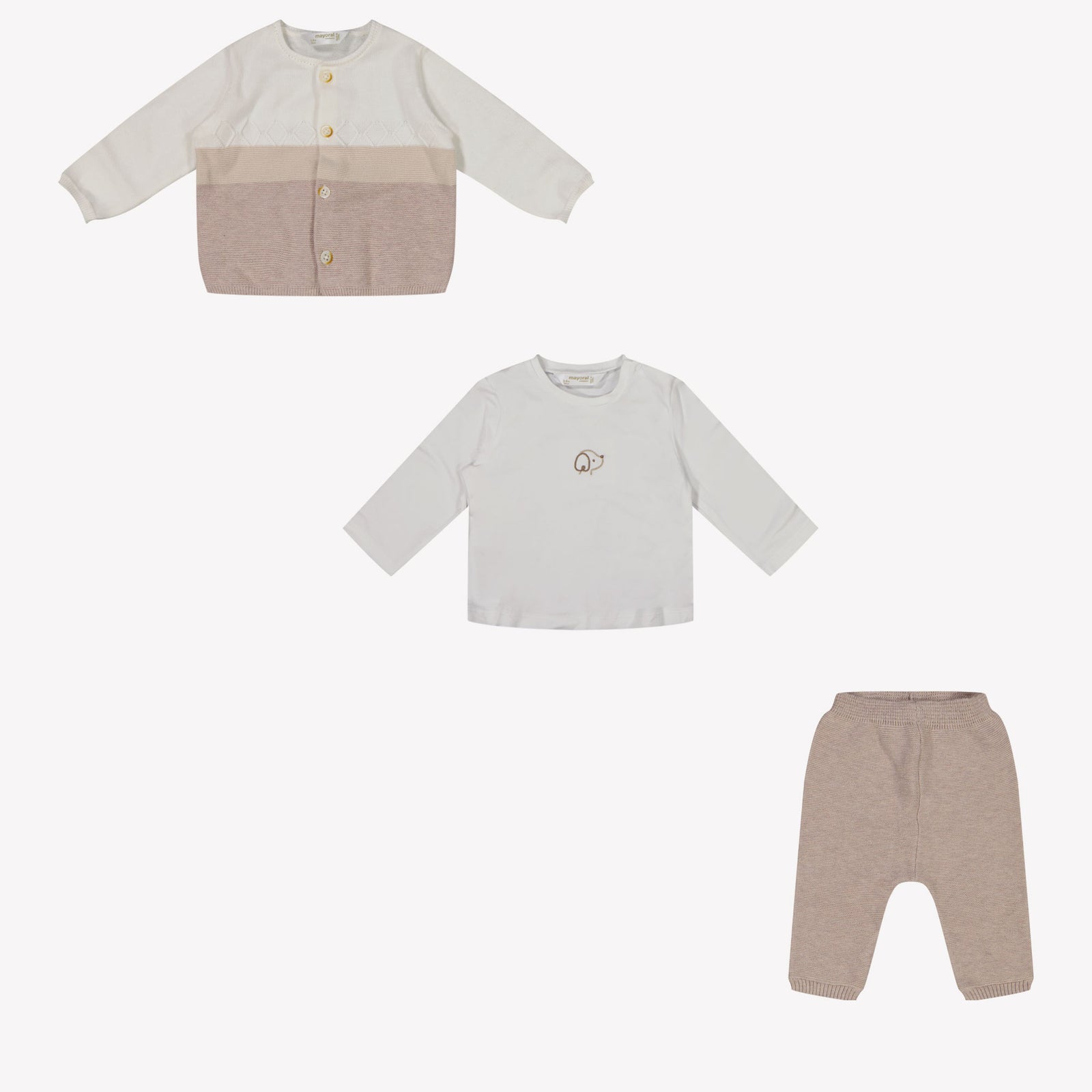 Mayoral Baby Jongens Boxpakje In Beige