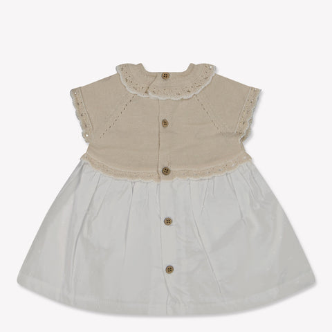 Mayoral Baby Meisjes Jurk In Beige