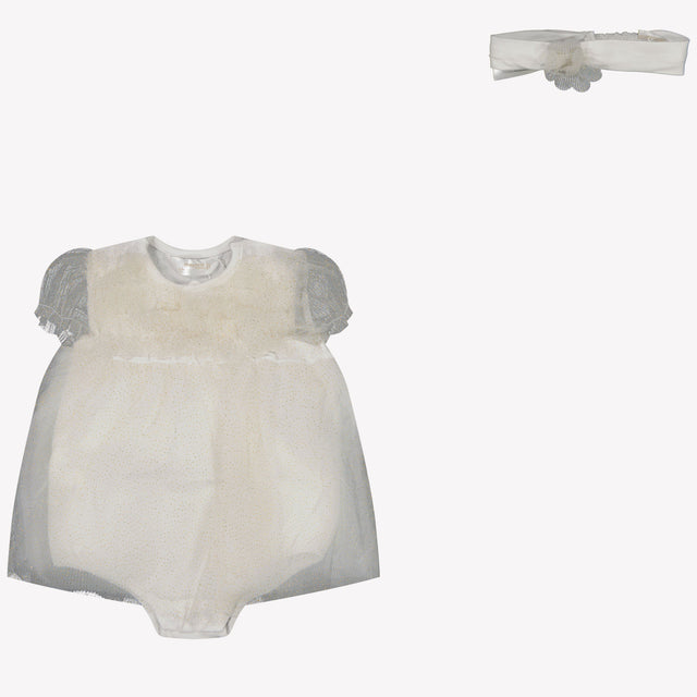 Mayoral Baby Girls Dress In Light Beige