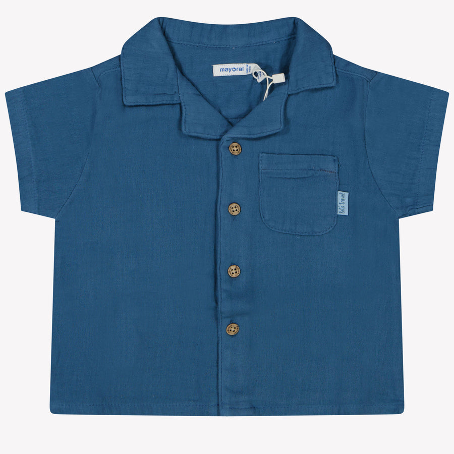 Mayoral Baby Boys Blouse  Dark Blue