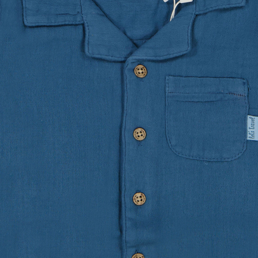 Mayoral Baby Boys Blouse  Dark Blue