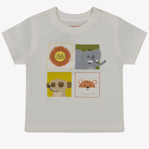 Mayoral Baby Jongens T-Shirt In Off White