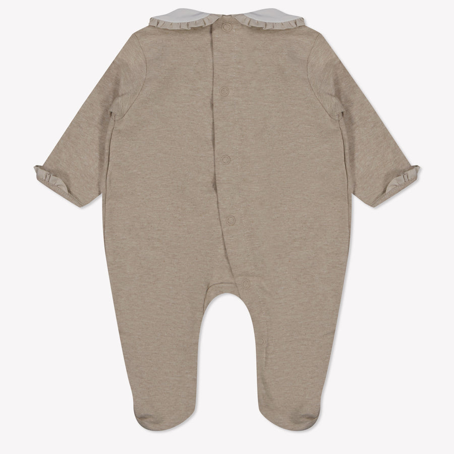First Baby Meisjes Boxpakje In Beige