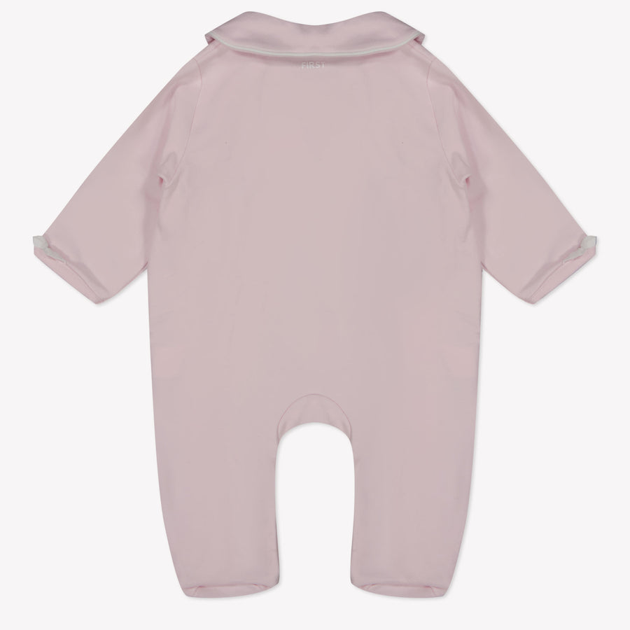 First Baby Meisjes Boxpakje In Licht Roze