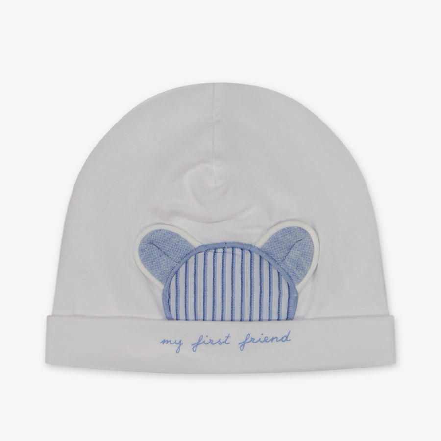 First Baby Girls Beanie in White