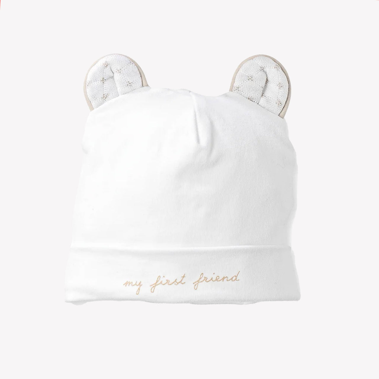 First Baby Girls Hat  White